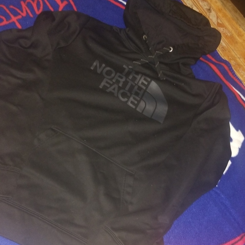North face hoodie black unisex